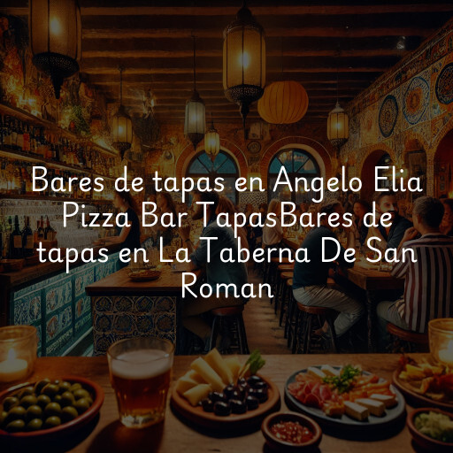 Bares de tapas en