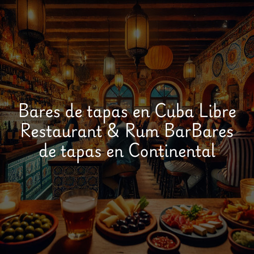 Bares de tapas en