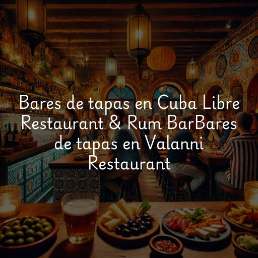 Bares de tapas en