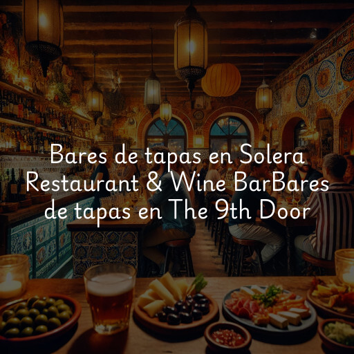 Bares de tapas en